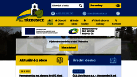 What Trebusice.cz website looked like in 2022 (1 year ago)