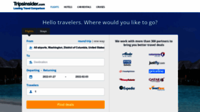 What Tripsinsider.com website looked like in 2022 (1 year ago)