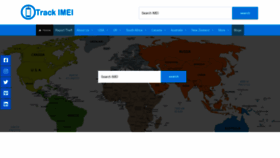What Trackimei.net website looked like in 2022 (1 year ago)