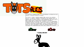 What Totsrucs.cat website looked like in 2022 (1 year ago)