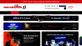 What Teknobiyotik.com website looked like in 2022 (1 year ago)