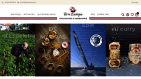 What Terreexotique.fr website looked like in 2022 (1 year ago)