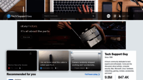 What Techguy.org website looked like in 2022 (2 years ago)