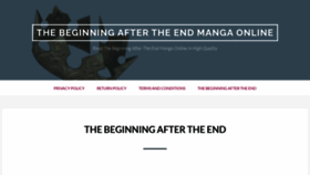 What Thebeginningaftertheend-manga.com website looked like in 2022 (1 year ago)
