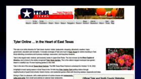 What Tylertexasonline.com website looked like in 2022 (2 years ago)