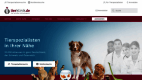 What Tierklinik.de website looked like in 2022 (1 year ago)