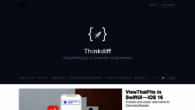What Thinkdiff.net website looked like in 2022 (1 year ago)