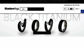 What Titaniumrings.com website looked like in 2022 (1 year ago)