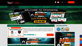 What Tipsportal.com website looked like in 2022 (1 year ago)