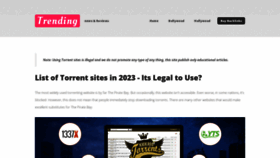 What Torrentkingnow.com website looked like in 2022 (1 year ago)