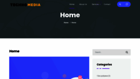 What Thetechomedia.com website looked like in 2022 (1 year ago)