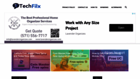 What Techfilx.com website looked like in 2022 (1 year ago)
