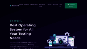 What Testgrid.io website looked like in 2022 (2 years ago)