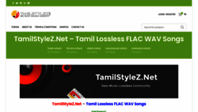 What Tamilflac.com website looked like in 2022 (1 year ago)