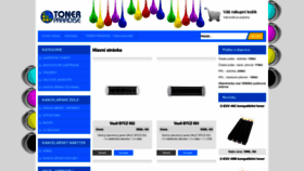 What Toner-paradise.cz website looked like in 2022 (1 year ago)
