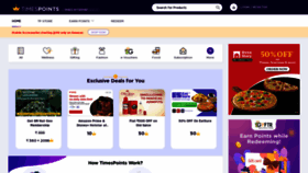 What Timespoints.com website looked like in 2022 (1 year ago)