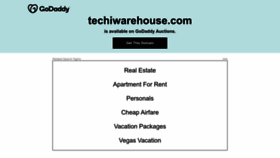 What Techiwarehouse.com website looked like in 2022 (1 year ago)