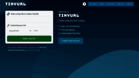 What Tinyuri.com website looked like in 2022 (1 year ago)