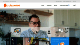 What Thuiscomfort.nl website looked like in 2022 (1 year ago)