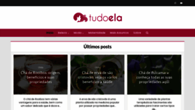 What Tudoela.com website looked like in 2022 (1 year ago)
