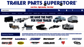 What Trailerpartssuperstore.com website looked like in 2022 (1 year ago)