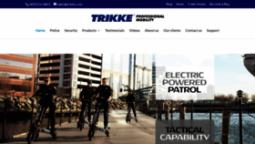 What Trikkemobility.com website looked like in 2022 (1 year ago)