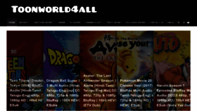 What Toonworld4all.me website looked like in 2022 (1 year ago)