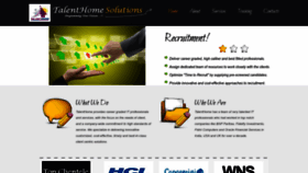 What Talenthome.in website looked like in 2022 (1 year ago)