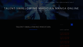 What Talentswallowingmagician.com website looked like in 2022 (1 year ago)