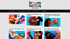 What Troomtroom.com website looked like in 2022 (1 year ago)