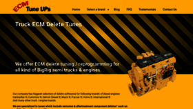 What Truckecmtunes.com website looked like in 2022 (1 year ago)