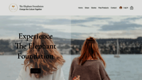 What Theelephantfound.com website looked like in 2022 (1 year ago)