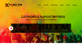 What Tabufm.com website looked like in 2022 (1 year ago)
