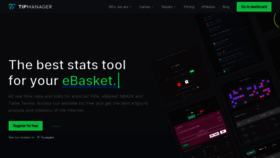 What Tipmanager.net website looked like in 2022 (3 years ago)