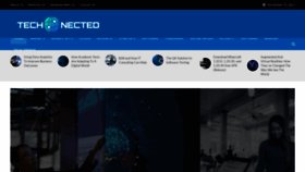 What Technected.com website looked like in 2022 (1 year ago)
