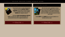 What Tarotfalim.com website looked like in 2022 (1 year ago)