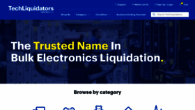 What Techliquidators.com website looked like in 2022 (1 year ago)