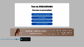 What Testeneagrama.com website looked like in 2022 (1 year ago)