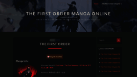 What The-first-order.com website looked like in 2022 (1 year ago)