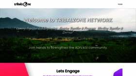 What Tribalzone.org website looked like in 2022 (1 year ago)