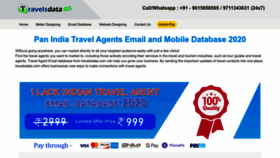 What Travelsdata.com website looked like in 2022 (1 year ago)