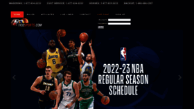 What Ticosports.com website looked like in 2022 (1 year ago)