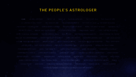 What Thepeoplesastrologer.com website looked like in 2022 (1 year ago)