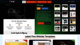 What Templateonweb.com website looked like in 2022 (1 year ago)