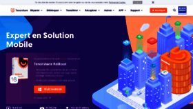 What Tenorshare.fr website looked like in 2022 (2 years ago)