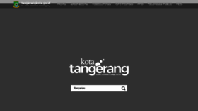 What Tangerangkota.go.id website looked like in 2022 (3 years ago)