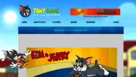 What Tomygame.com website looked like in 2022 (1 year ago)