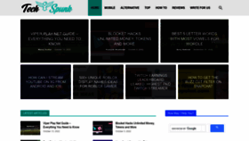 What Techspunk.com website looked like in 2022 (1 year ago)