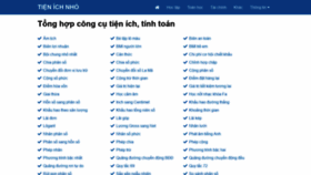 What Tienichnho.com website looked like in 2022 (1 year ago)