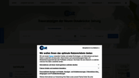 What Traueranzeigen.noz.de website looked like in 2022 (1 year ago)